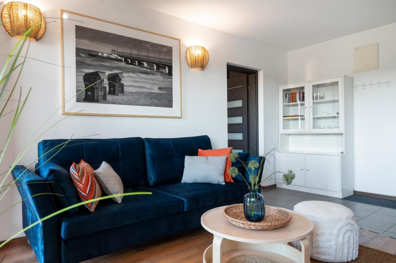 Apartamento Blue Mare Jagiellonska Kladka Przy Morzu I Pkp Kołobrzeg Exterior foto